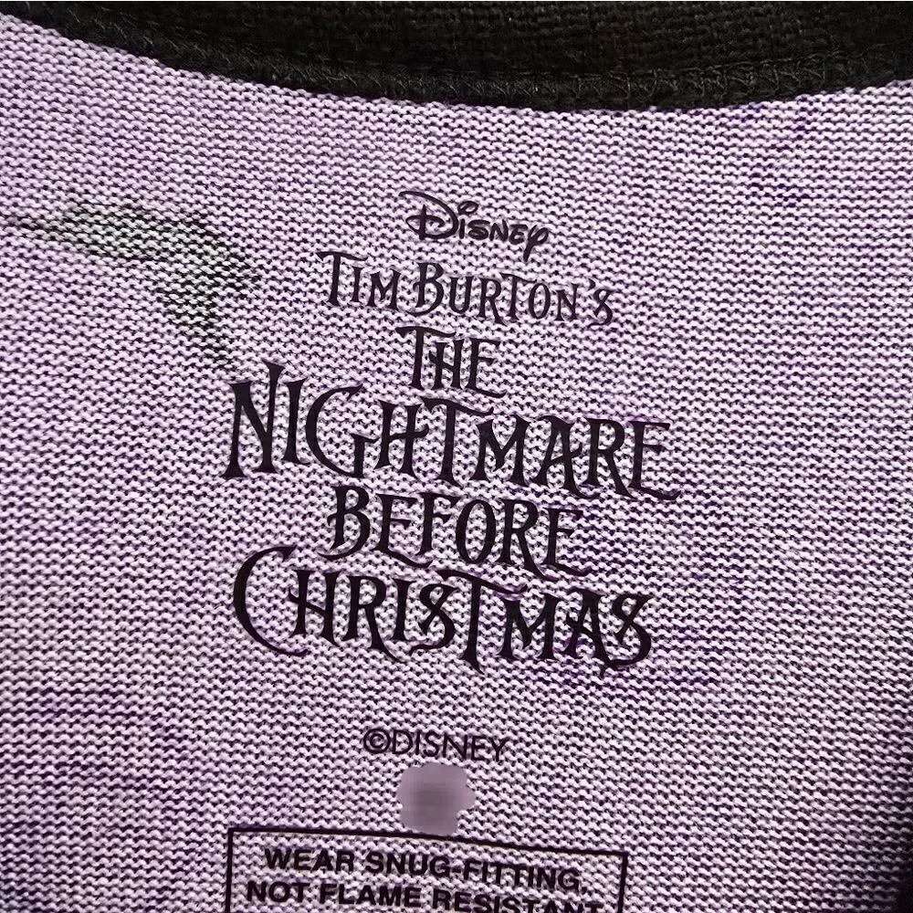 New Nightmare Before Christmas Girls Halloween Snug Fit Pajama Set, 2 pc